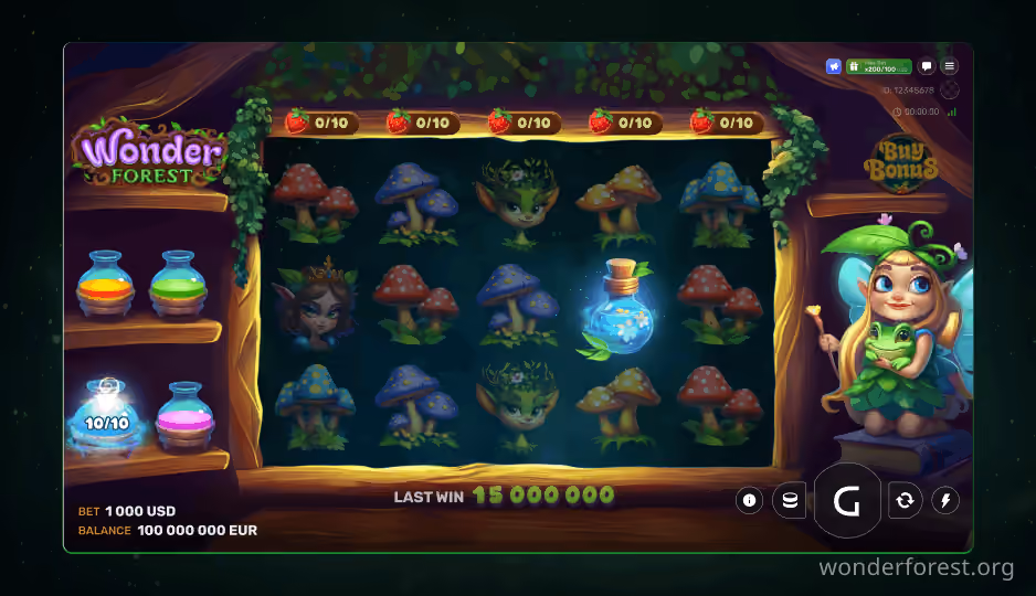 Wonder Forest in action