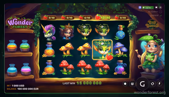Wonder Forest bonus feature